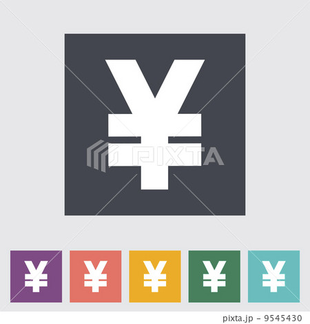 Yen flat icon. 9545430