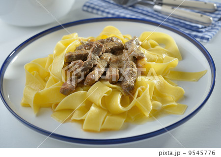 Beef Stroganoff with pasta Beef Stroganoff with pasta 9545776