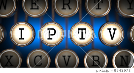 IPTV on Old Typewriter's Keys. 9545972