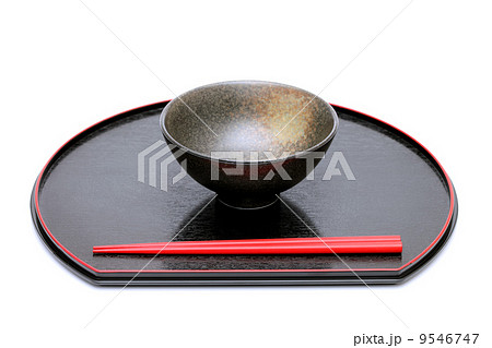 お茶碗とお箸 9546747