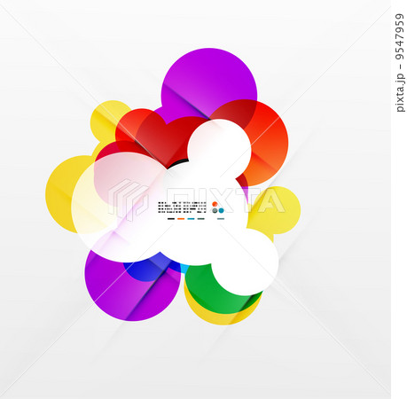 Colorful rainbow bubbles abstract background 9547959