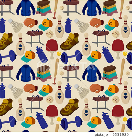 バドミントン 背景 家電のイラスト素材