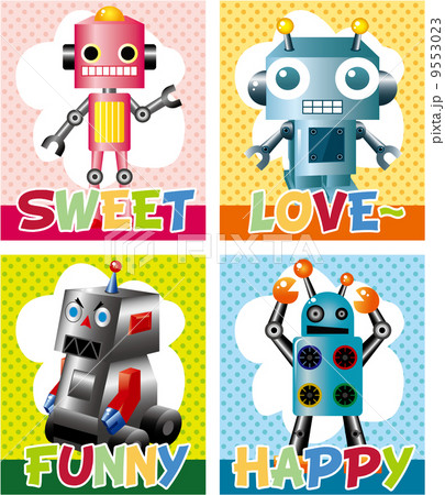 ロボット 機械 マシンのイラスト素材