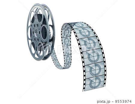 Isolated movie reel Isolated movie reel 9553974