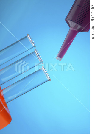 Flasks in the chemical laboratory 9557367