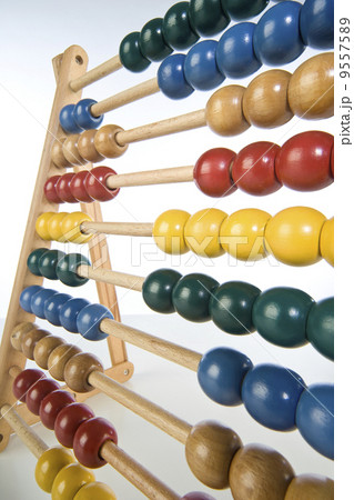 childrens abacus - calculator with all beads at random sides. 9557589