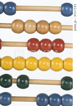 childrens abacus - calculator with all beads at random sides. 9557591