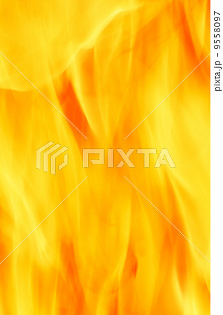 炎のテクスチャー　クローズアップ写真 9558097
