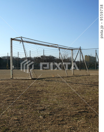 サッカーゴールとグラウンドの画像 サッカーゴールとグラウンドの画像 9559738