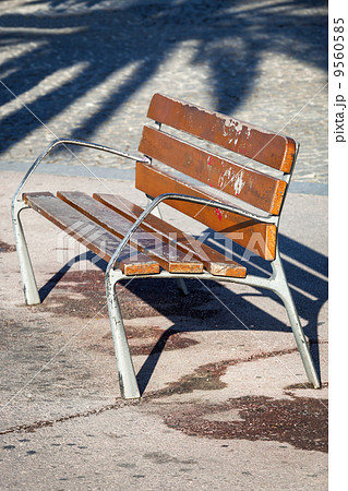bench in the alley bench in the alley 9560585
