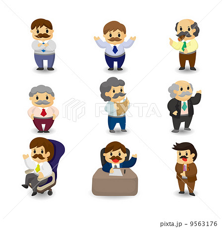 上司 ボス 社長のイラスト素材