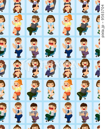 監督 マネージャー 課長のイラスト素材