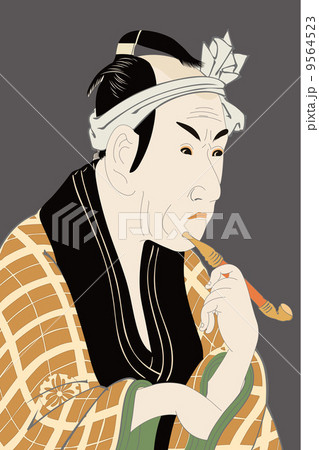 【浮世絵貼り絵アート】東洲斎写楽オマージュ／四代松本幸四郎の山谷の肴屋五郎兵衛／ 60513376_o1.jpg?cmsp_timestamp