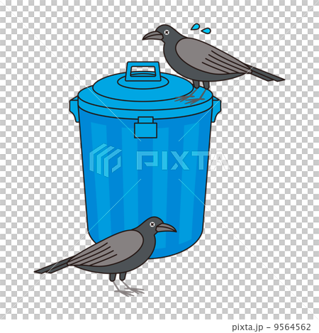 カラスとゴミ捨て場 カラスとゴミ捨て場 9564562