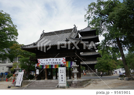 八事・興正寺（山門） 9565901