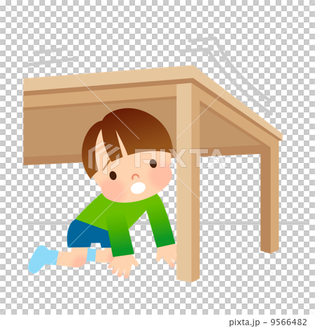 防災和地震疏散演習 9566482