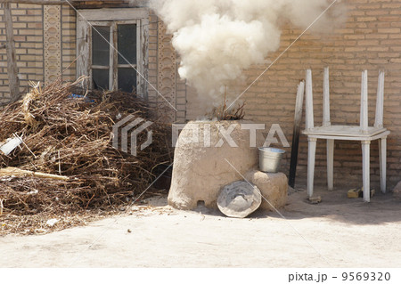 Clay Stove, Khiva, Uzbekistan 9569320