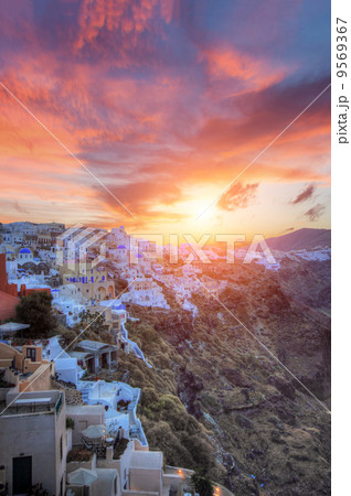 Santorini island Greece 9569367