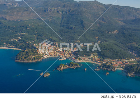 Aerial landscape of Parga 9569378