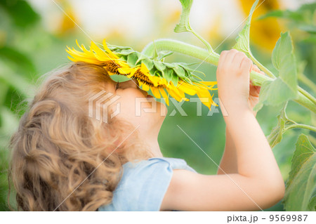Child in spring 9569987