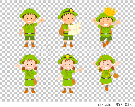 Child expedition team B_ 03 (green) 9571038