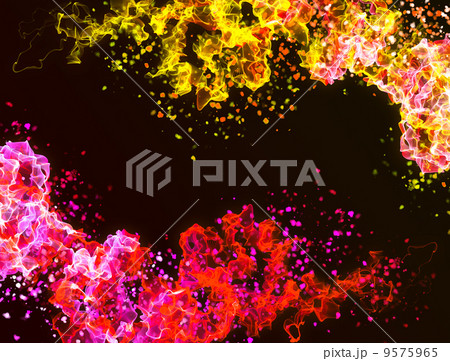 Orang & Red fire background Orang & Red fire background 9575965