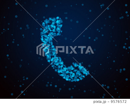 Blue telophone bokeh as background Blue telophone bokeh as background 9576572