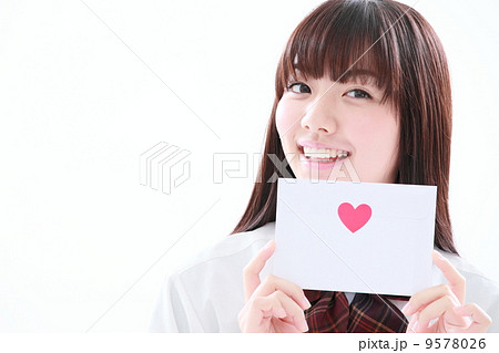 学生イメージ　ラブレター 9578026