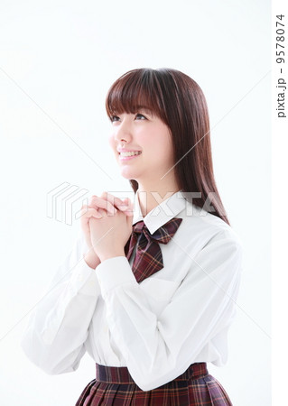 祈る女性の写真素材 祈る女性の写真素材