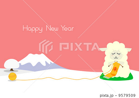 冬の羊 9579509