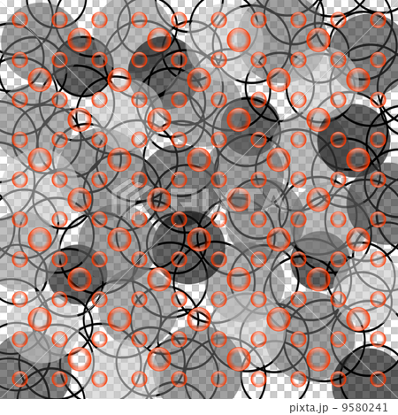 Dot and ring pattern - Stock Illustration [9580241] - PIXTA