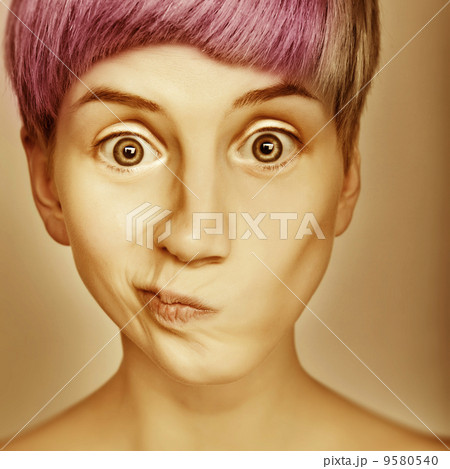 hair style colorful emotive girl portrait hair style colorful emotive girl portrait 9580540