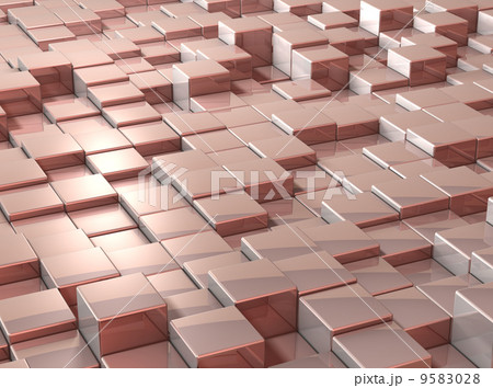 グリッドを描いたアブストラクト 9583028