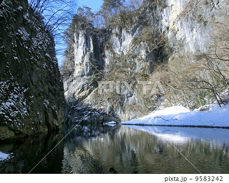 岩手県一関市のげいび渓(壮夫岩) 岩手県一関市のげいび渓(壮夫岩) 9583242