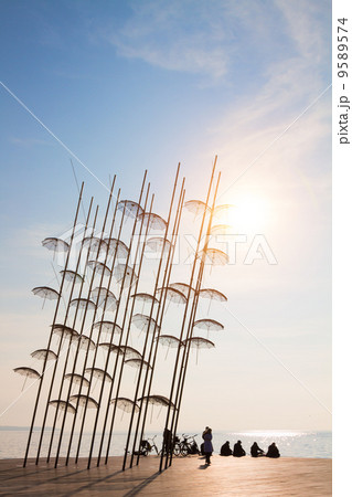 "Umbrellas'' by George Zongolopoulos (1903 -2004) "Umbrellas'' by George Zongolopoulos (1903 -2004) 9589574