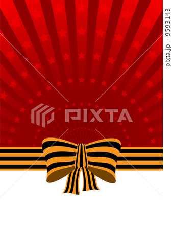 greeting card with red stars 9593143