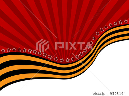 greeting card with red stars 9593144