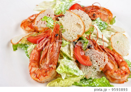 Tasty shrimp salad 9593893
