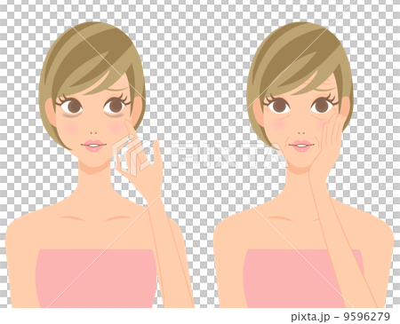目のくま しわ 女性 目のくま しわ 女性 9596279