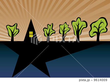 Home with trees Home with trees 9614009