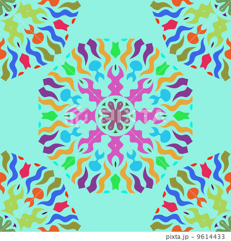 Abstract Round Seamless Pattern 9614433