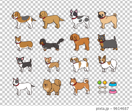 犬のセット 9614687