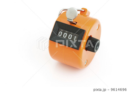 Orange Hand tally counter 9614696