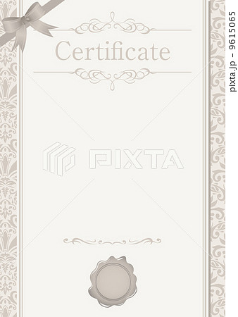 retro frame certificate template Vector 9615065