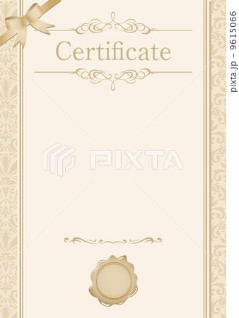 retro frame certificate template Vector 9615066