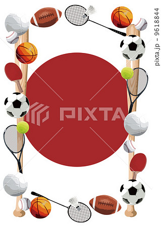 スポーツのイメージ枠 スポーツのイメージ枠 9618844