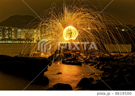 Burning steel wool fireworks Burning steel wool fireworks 9619500