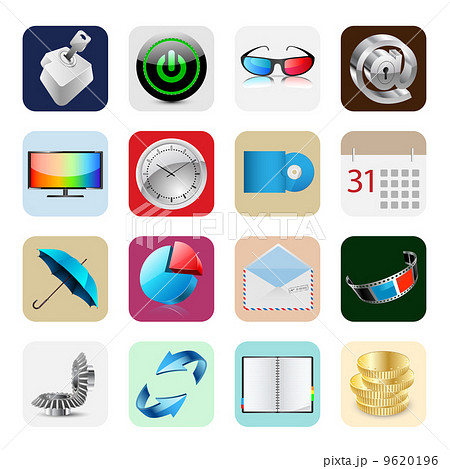Internet Web Icons Isolated 9620196