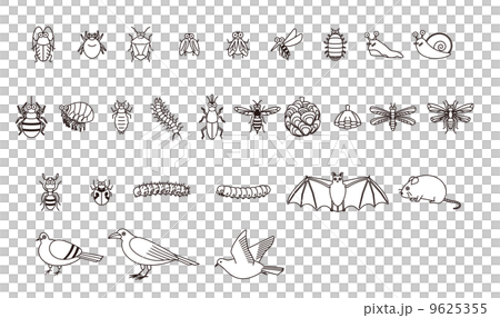 害虫・害鳥・害獣のセット 9625355