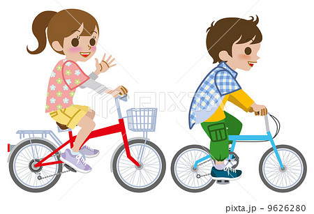 子供 自転車のイラスト素材 子供 自転車のイラスト素材